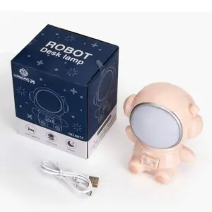 lámpara de mesa LED de astronauta espac