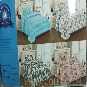 JUEGO DE SABANAS CAMA DOBLE 140x190