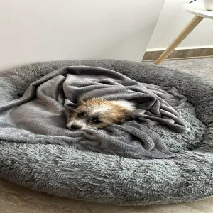 Cama Anti-Estrés para Perros y Gatos - ¡Calma y Comodidad para tu Mascota! - Cama dona Anti-estres TALLA S- M -L -XL