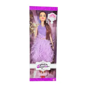 Muñeca Vestido Flecos Multicolor Juguete