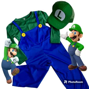 Disfraz Niña Luigi Bross Cosplay
