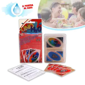 Cartas Uno H2O Sumergibles Agua CU02JJS