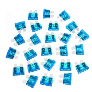 FUSIBLE PARA MOTO CARRO 15 AMPERIOS X10