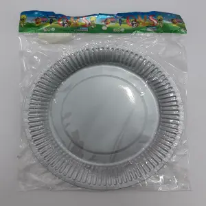 PLATO PLATEADO MATE BOLSA 18CM