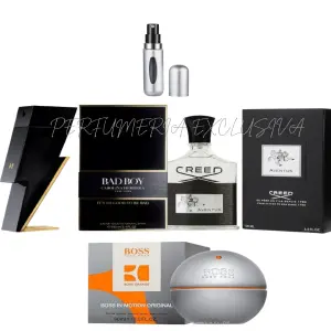 Badboy+Creed aventus+Boss Orange+perfum