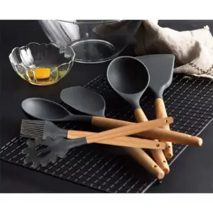 Silicone Set 12 Utensilios Resistente Ca
