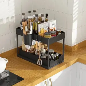 Organizador multiusos de 2 niveles