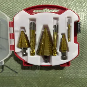 Juego de 6 Brocas Escalonada de Acero