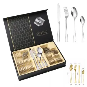 Set de cubiertos por 24 piezas