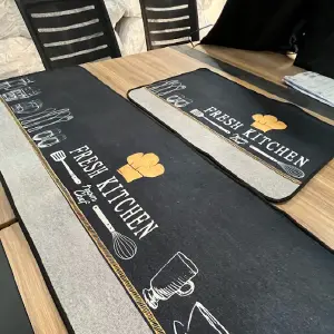 JUEGO DE ALFOMBRA PARA COCINA FRESH KITC: Dale un toque fresco a tu cocina - JUEGO DE ALFOMBRA PARA COCINA FRESH KITC