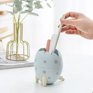 Portalápices con forma de huevo dinosaur