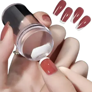 Sello Silicona Estampado Esmalte Uñas