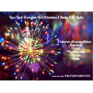 Fuegos Artificiales 1 Bola 100 Leds