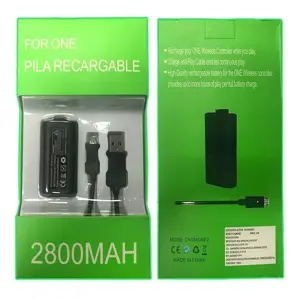 Kit Carga Y Juega Xbox One Cargador De J