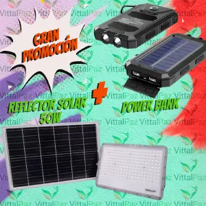 Gran combo reflector solar power Bank
