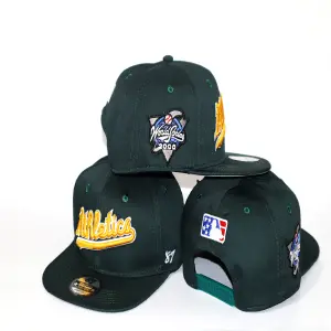 Gorra plana Athletics verde