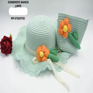SOMBRERO MANOS LIBRE WF-0792.93 MENTA