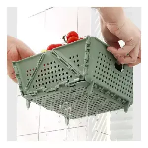 Cesta Coladora De Plástico Plegable