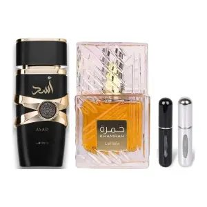 PERFUMES ASAD+KHAMRAH+ 2PERFUMEROS