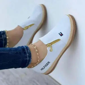 Tommy Zapatilla Para Dama Blanco Tmon