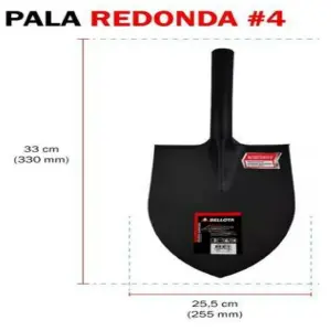 PALA REDONDA #4 SIN CABO BELLOTA