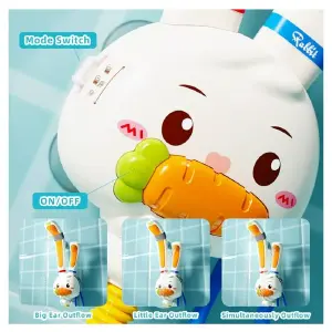 Ducha para bebe conejo zanahoria