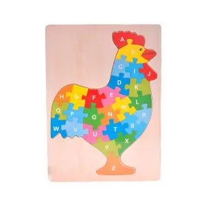 Rompecabezas Gallina Interactivo 3d