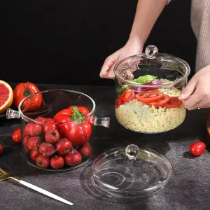 Olla Tapa de Vidrio Borosilicato Transpa: Elegancia y Resistencia en tu Cocina - Olla Tapa de Vidrio borosilicato Transpa