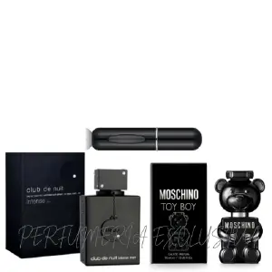 Club de nuit+moschino toy boy+perfumero