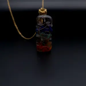 Collar Siete Chakras Orgonita Cadena Ace