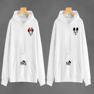 Buzo, Buso Hoodie Pareja Mickey Y Minnie