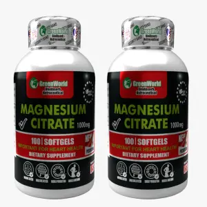 Citrato De Magnesio Greenworld X 2 Unid
