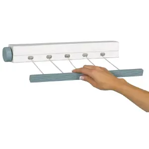 Tendedero extensible para pared de 4 cue
