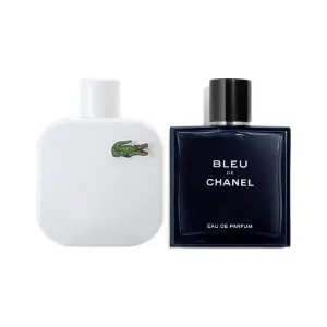 PERFUMES LACOSTE BLANCA + BLEU
