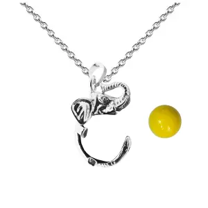 Collar Llamador De Angel Elefante Figura