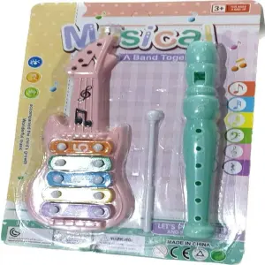 Set Juego Musical Flauta Y Xilófono