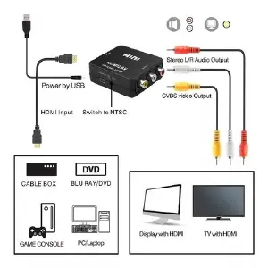 Adaptador Convertidor Hdmi A Rca