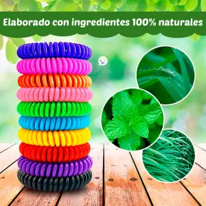 Pulseras Repelente x3 Mosquitos TV17