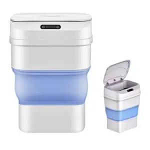 Caneca Papelera Cubo Con Sensor De Apert