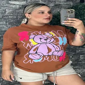 CAMISETA OVERCIZE LARGA OSO
