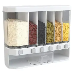 Dispensador Granos 6 Puestos Organizador