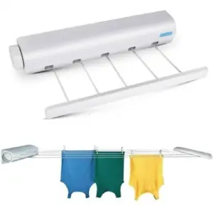 Tendedero Extensible Retráctil Para Ropa
