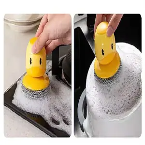 Pato Dispensador De Jabón Con Brillos