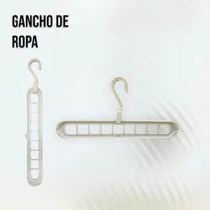 Gancho de ropa múltiple x3