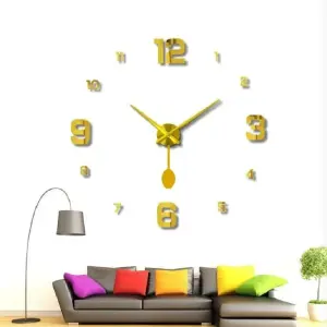 RELOJ DE PARED 3D 100X100 CM PENDULO