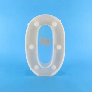 Numero Led (0) cero Cálida decorativo