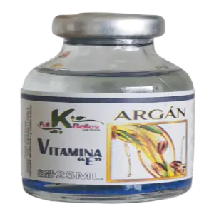 Ampolleta 25ml  Argán Vitamina E: