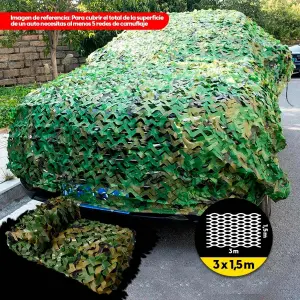 Red Ghillie De Camuflaje Militar Malla