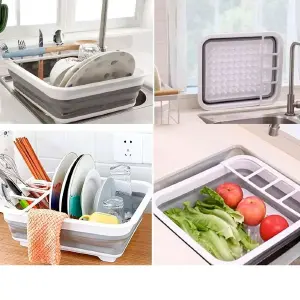Escurridor De Platos Plegable Loza Cocin