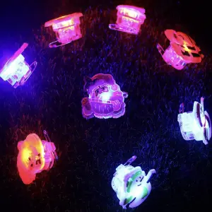 Paquete X25 broches Navidad Pin luz LED